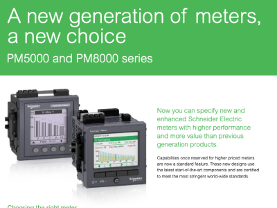 PM5000 & PM8000 Power Meters
